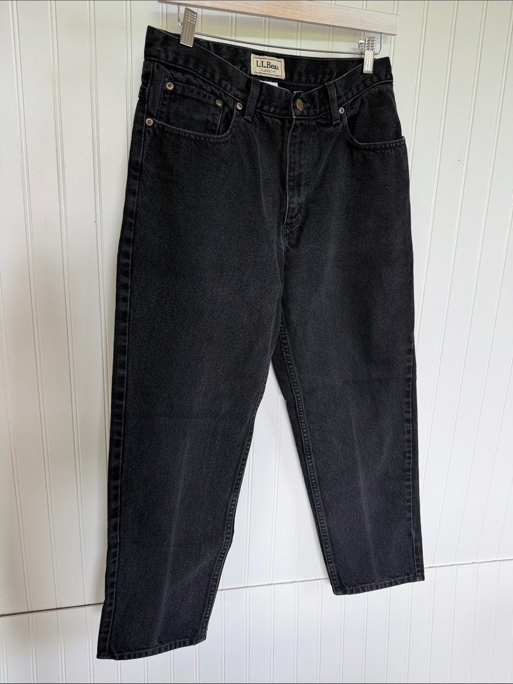 L.L.‎ Bean Women’s 12P Black Classic Cotton Jeans